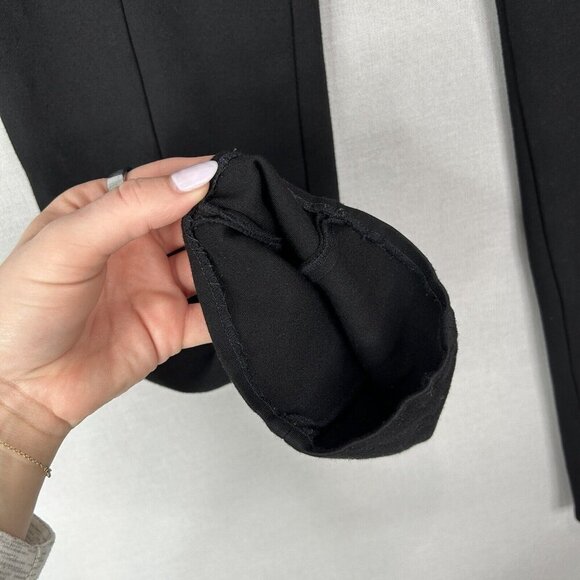 Vince Womens Pants 8 Black Stove Pipe Trouser Ponte Work Basic Comfort Commute - Picture 8 of 14